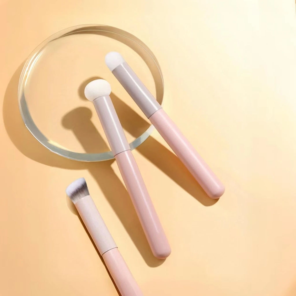 3-Piece Makeup Brush Set – Concealer, Foundation & Lip Brush Makeup Brush Set QXL