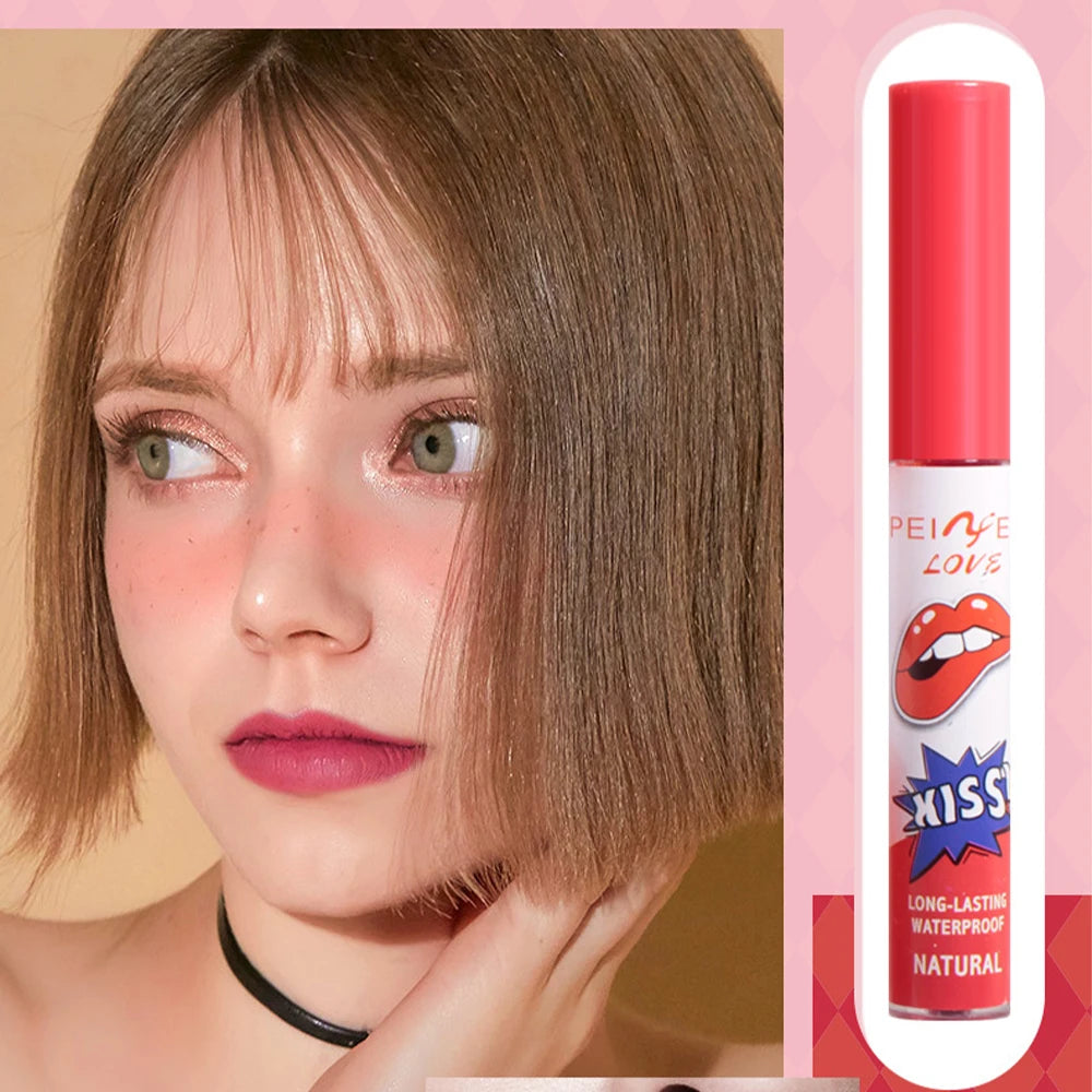 6-Color Peel-Off Lip Tint Set | Waterproof Matte Lip Stain Peel-Off Lip Tint QXL