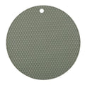 Silicone Honeycomb Placemat | Heat-Resistant Non-Slip Kitchen Mat Silicone Kitchen Mat QXL Green round mat L