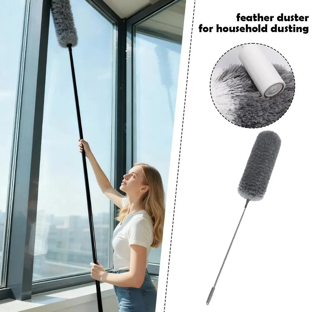 Telescopic Microfiber Duster | 2.9m Extendable Pole Telescopic Duster QXL