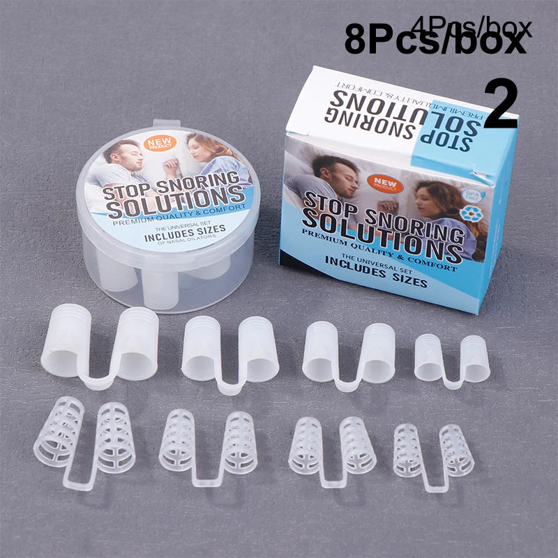 Silicone Nasal Dilators for Better Sleep | 4 & 8 Pack Nasal Dilator QXL 2