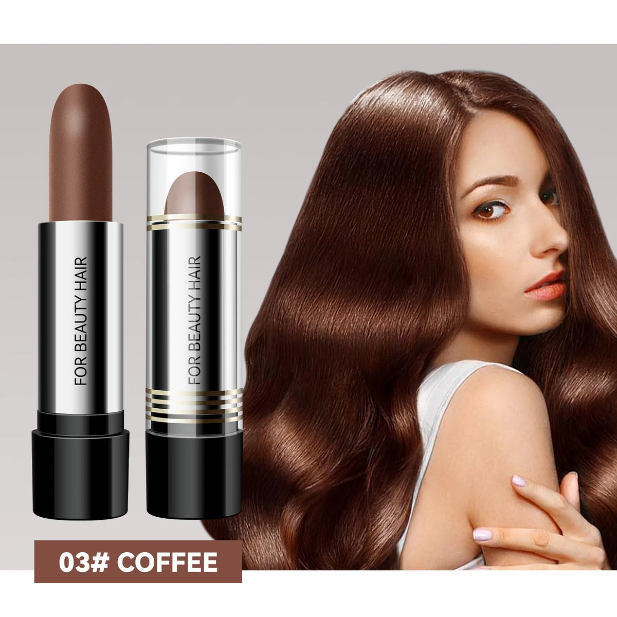 Temporary Hair Dye Pen – Gray Coverage Black & Brown | MLSMILE Temporary Hair Dye Pen QXL 03 COFFEE