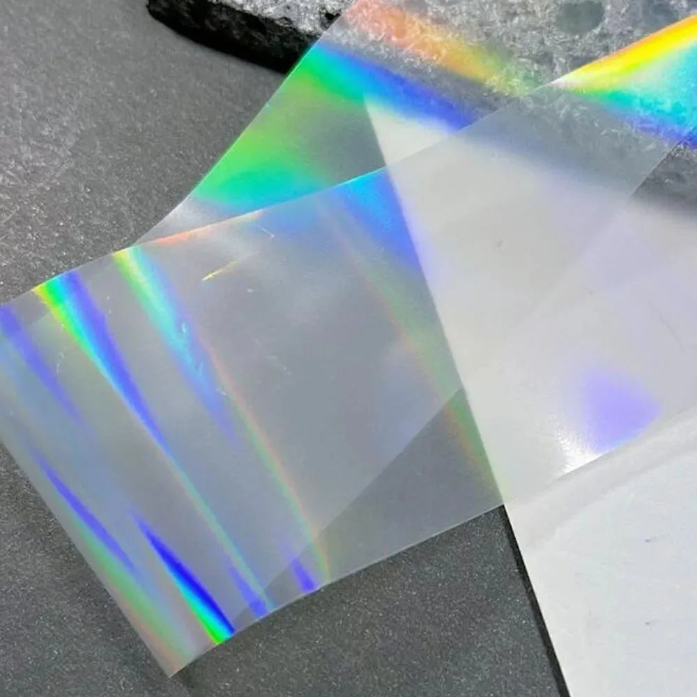 Holographic Mermaid Nail Foil Transfer Stickers | Aurora DIY Nail Foil Stickers QXL