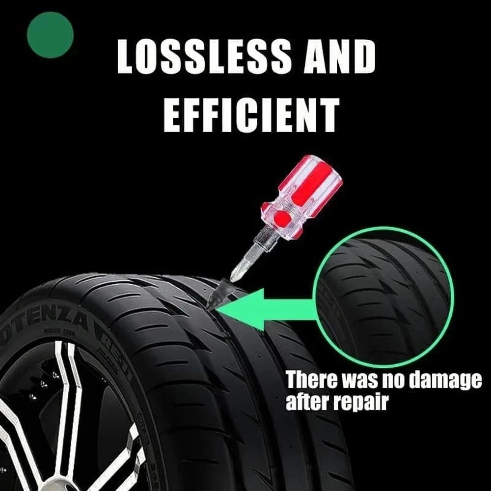 Tubeless Tyre Repair Kit – Car, Motorcycle & Truck Plugs Tyre Repair Kit QXL