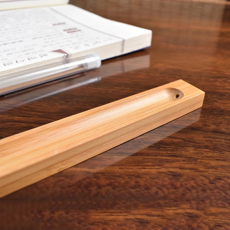 Wood Incense Stick & Coil Holder | Wooden Burner Home Decor Incense Holder QXL