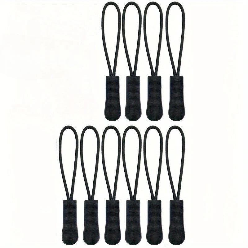 Black Replacement Zipper Pulls & Cord Extenders | Bags & Jackets Zipper Pull Extender QXL