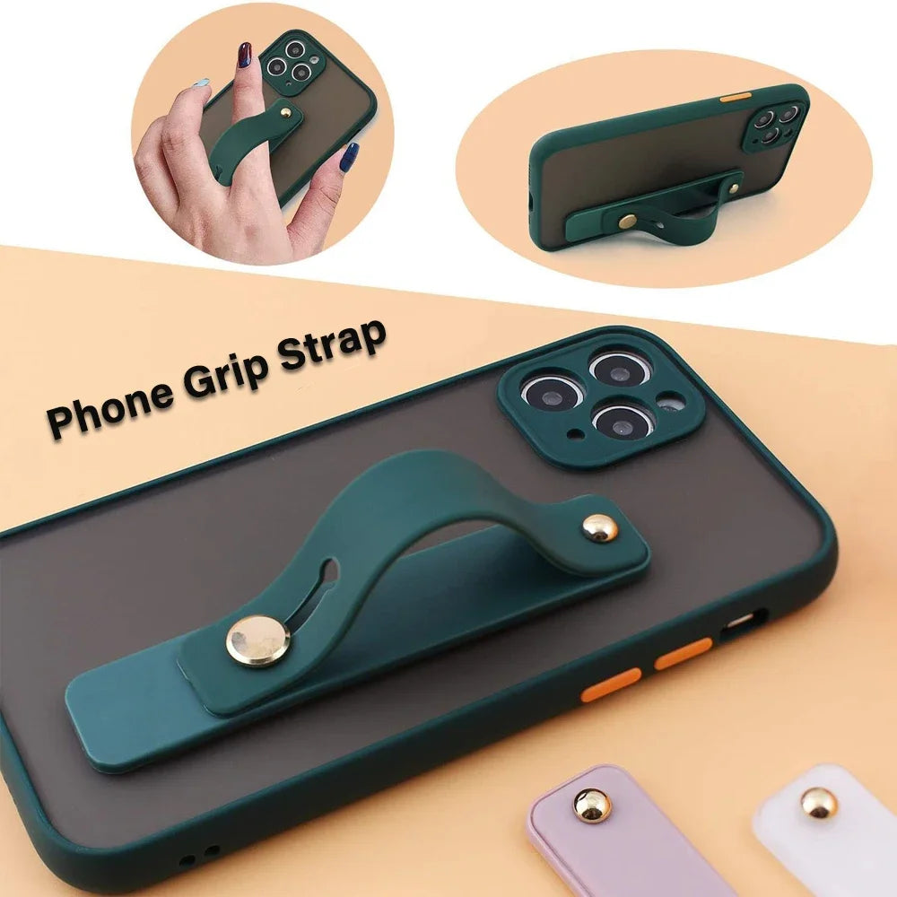 Universal Phone Finger Ring Stand & Push-Pull Grip Socket Holder Phone Ring Stand QXL