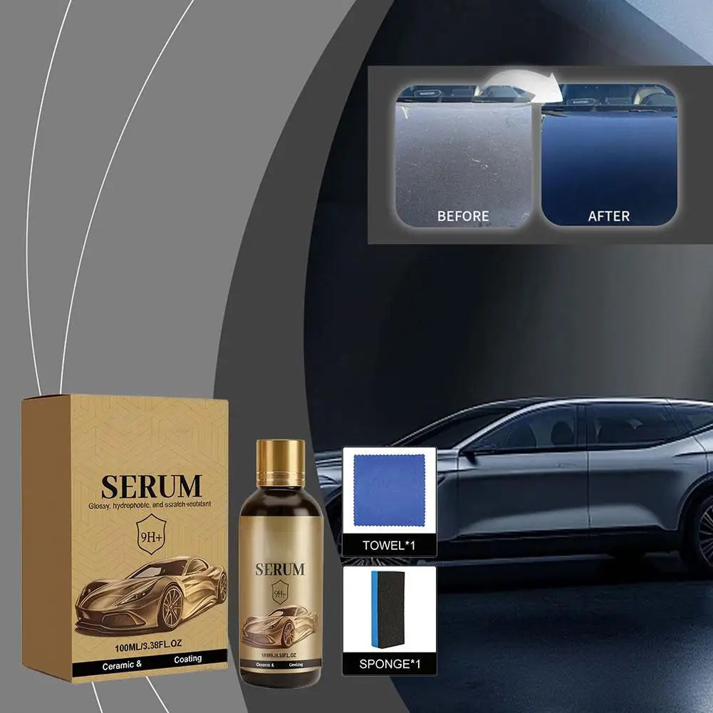 9H Graphene Ceramic Coating Kit | Nano Car Paint Protection Ceramic Coating Kit QXL