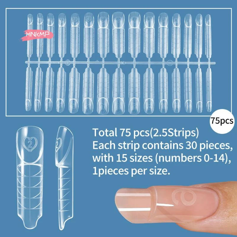 3D Relief Silicone Nail Dual Forms 60/75/150Pc | DIY Nail Art Nail Art Forms QXL