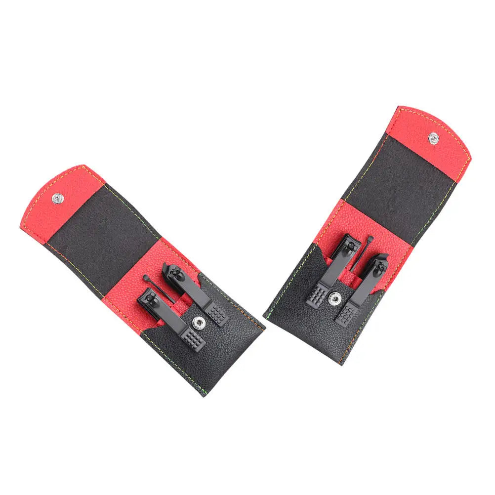 Stainless Steel Nail Clipper Set 2-Pack with Ear Pick & Bag Nail Clipper Set QXL
