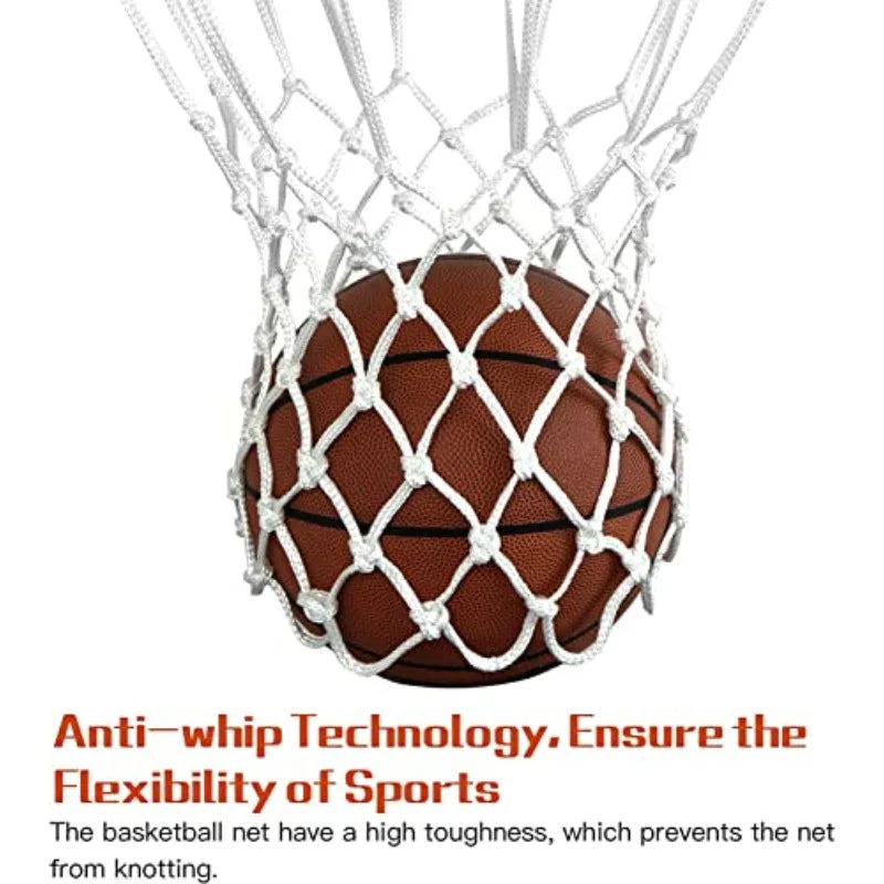 2-Pack Heavy-Duty Basketball Net Replacement – 12-Loop Hoop Basketball Net QXL