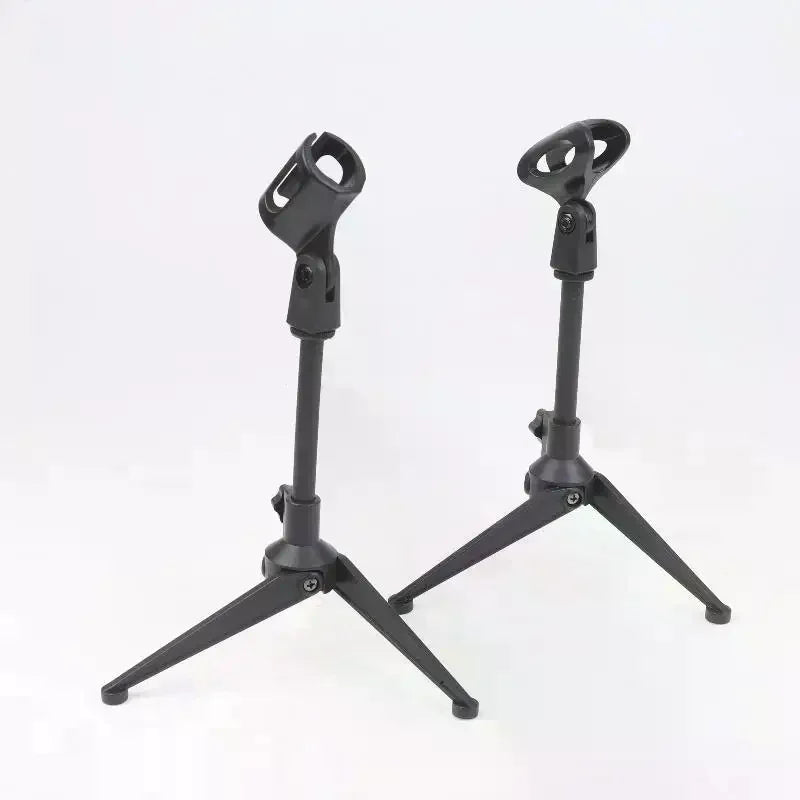 Adjustable Desktop Microphone Tripod Stand | Lightweight ABS Microphone Tripod Stand QXL