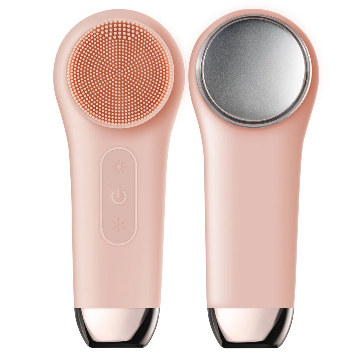 MOZHOU IPX7 Waterproof Rechargeable Facial Cleansing Brush Facial Cleansing Brush QXL Light Pink