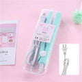 Mini Portable Hair Straightener & Curler – Flat Iron for Bangs Mini Hair Straightener QXL light green