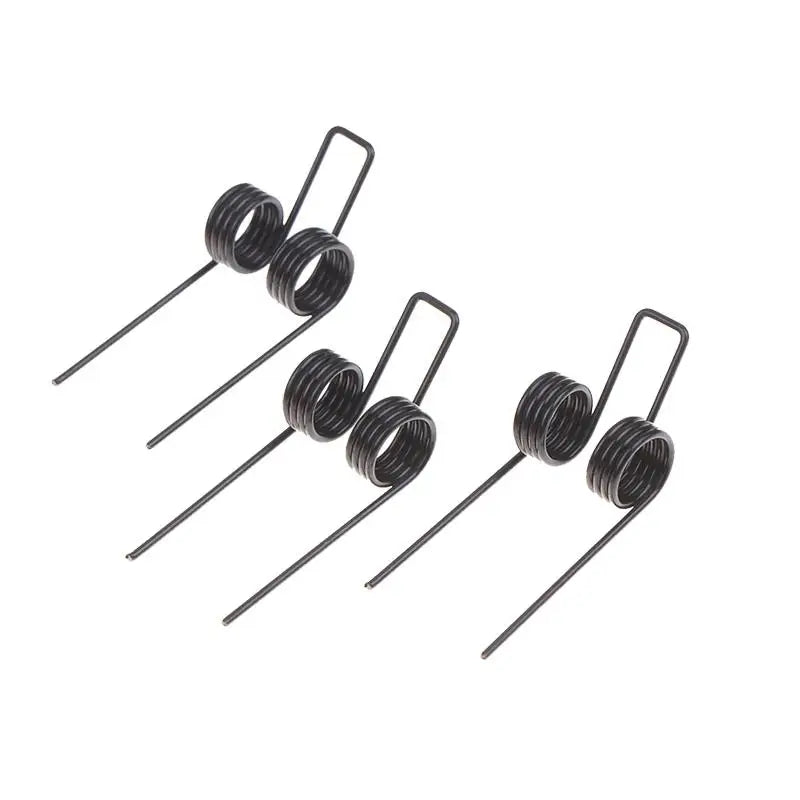 3-Pack Steel Double Torsion Springs 1.2x11mm Black Replacement Replacement Coil Springs QXL