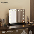 LED Hollywood Vanity Mirror with Lights | Tabletop Makeup Mirror LED Vanity Mirror QXL Black 6052