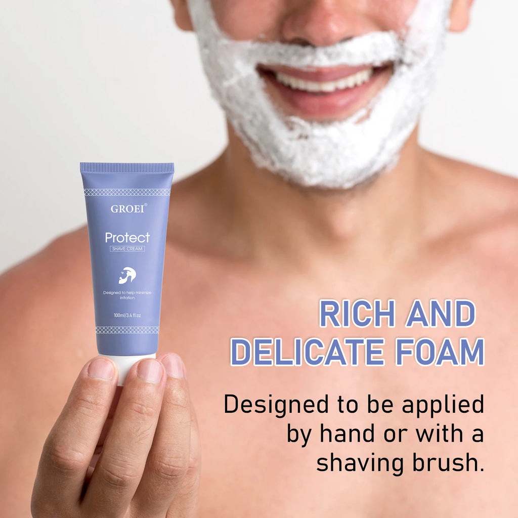 Natural Moisturizing Shaving Cream – Rich Thick Foam 100ml Shaving Cream QXL