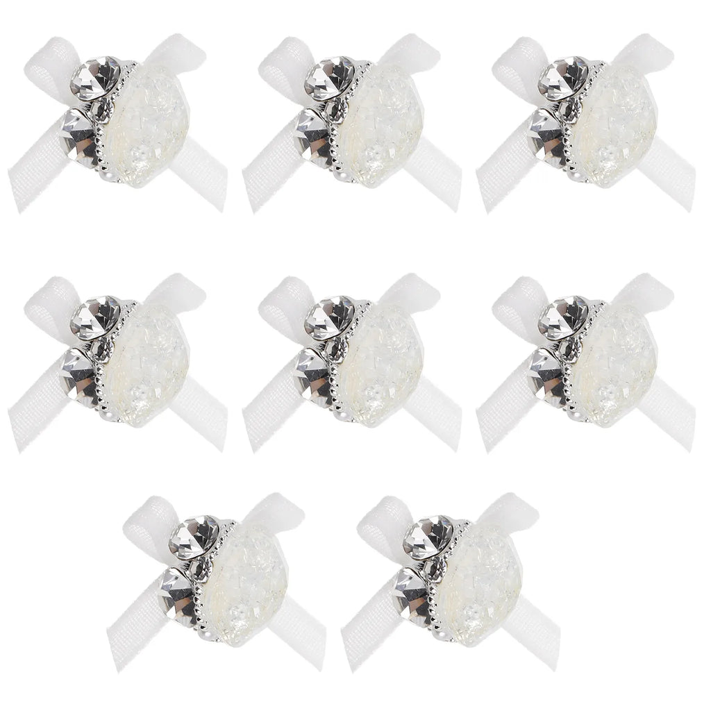 8-Pack 3D Acrylic Nail Rhinestone Charms | Ice Gem Nail Art Nail Art Charms QXL