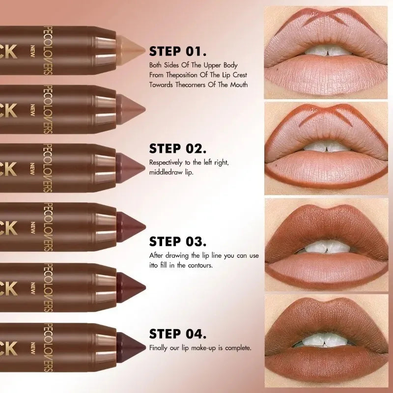 Lip Liner & Gloss Set | Contour, Define & Moisturize Lips Lip Liner Set QXL