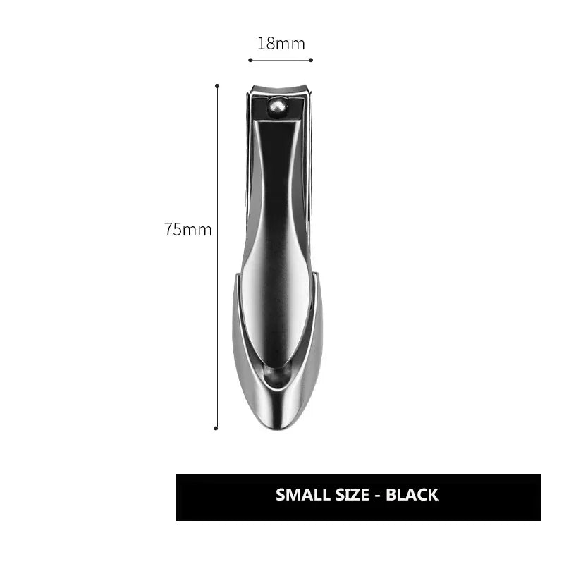 Mantis Shape Anti-Splash Stainless Steel Nail Clippers Set Nail Clipper Set QXL Black A