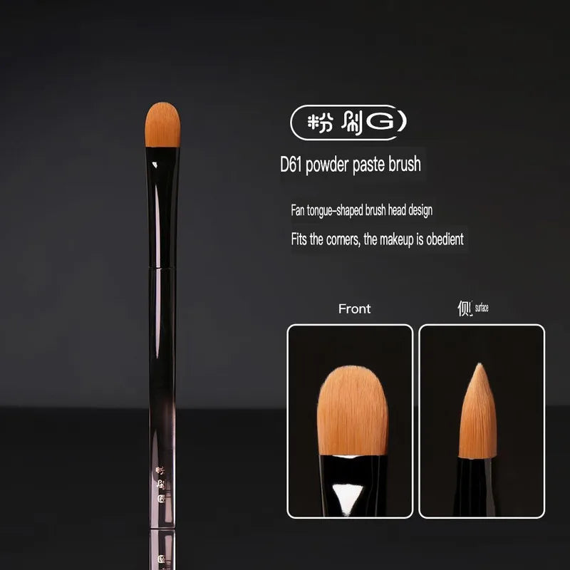 Painter D61 Flat-Head Makeup Brush – Powder & Cream Makeup Foundation Brush QXL
