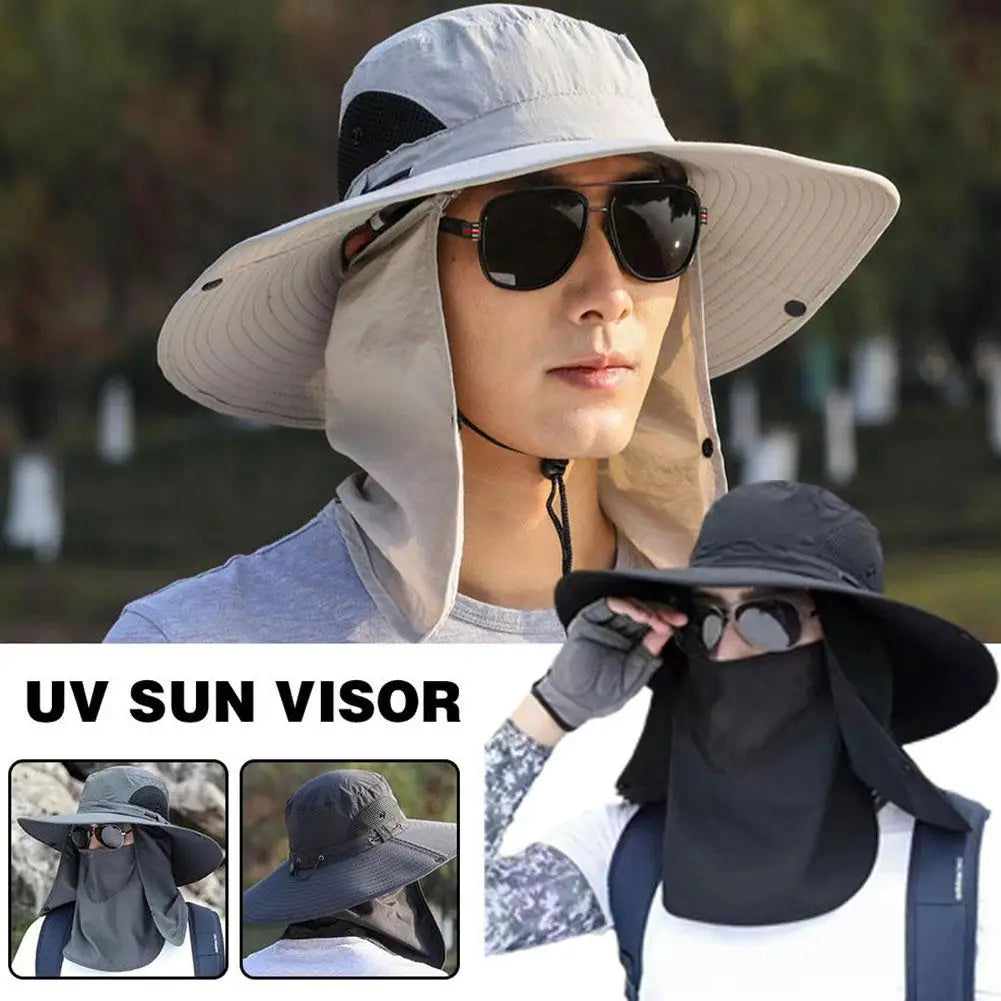 Men's Waterproof Boonie Bucket Hat | Fishing Hiking Safari Boonie Bucket Hat QXL