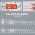 256-Pc Transparent Dual Form Nail Extension Tips | DIY Set Nail Extension Forms QXL 4