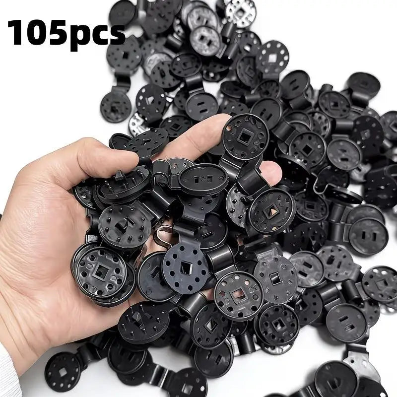 50-Pack Shade Cloth Clips – Plastic Hooks for Tarps & Garden Shade Cloth Clips QXL