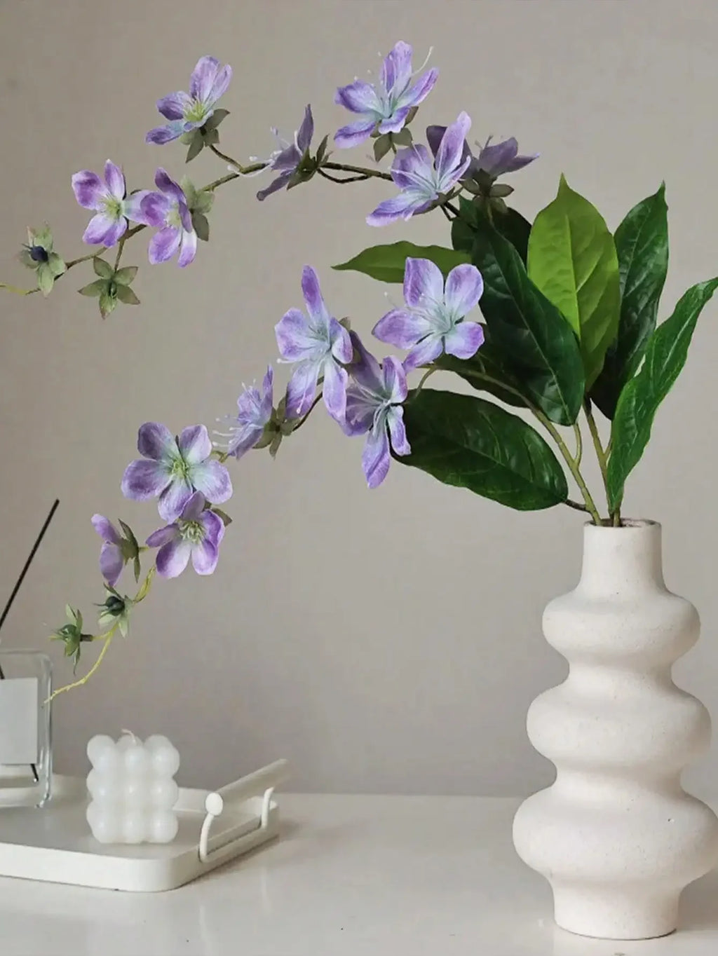 Artificial Jasmine Hanging Silk Flowers | Wedding & Home Decor Artificial Hanging Flowers QXL