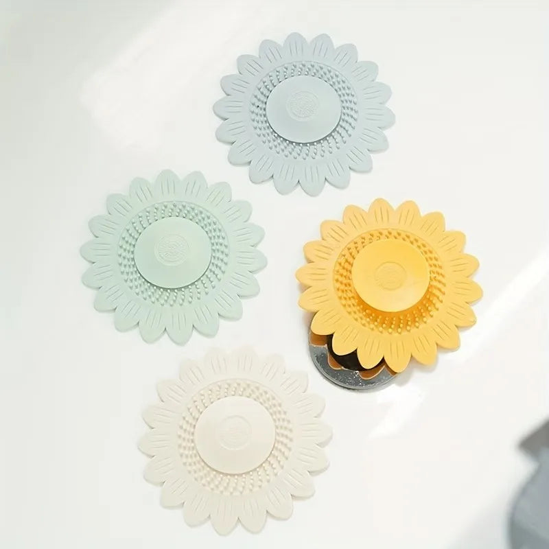 Silicone Drain Cover & Hair Catcher – Shower, Sink & Toilet Drain Hair Catcher QXL