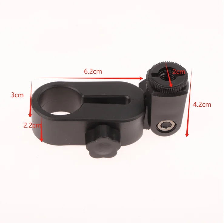 Universal Mic Shock Mount Clip Holder | Anti-Vibration 21–25mm Microphone Shock Mount QXL