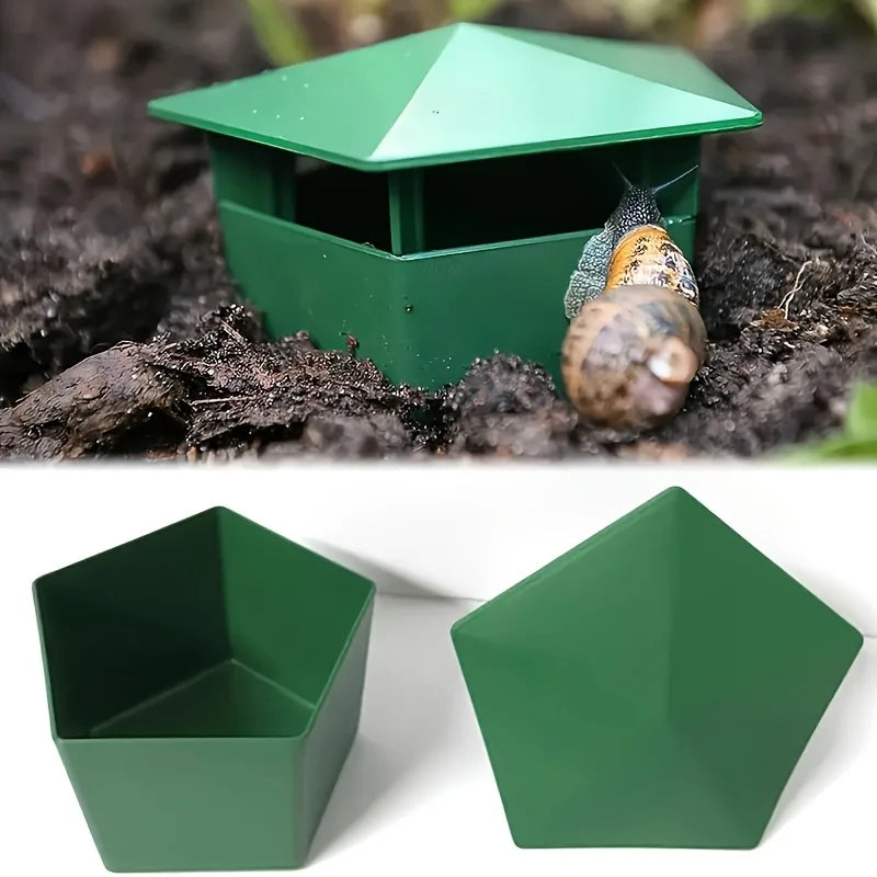 Garden Snail & Slug Traps – Chemical-Free 2 or 4 Pack Garden Pest Trap QXL