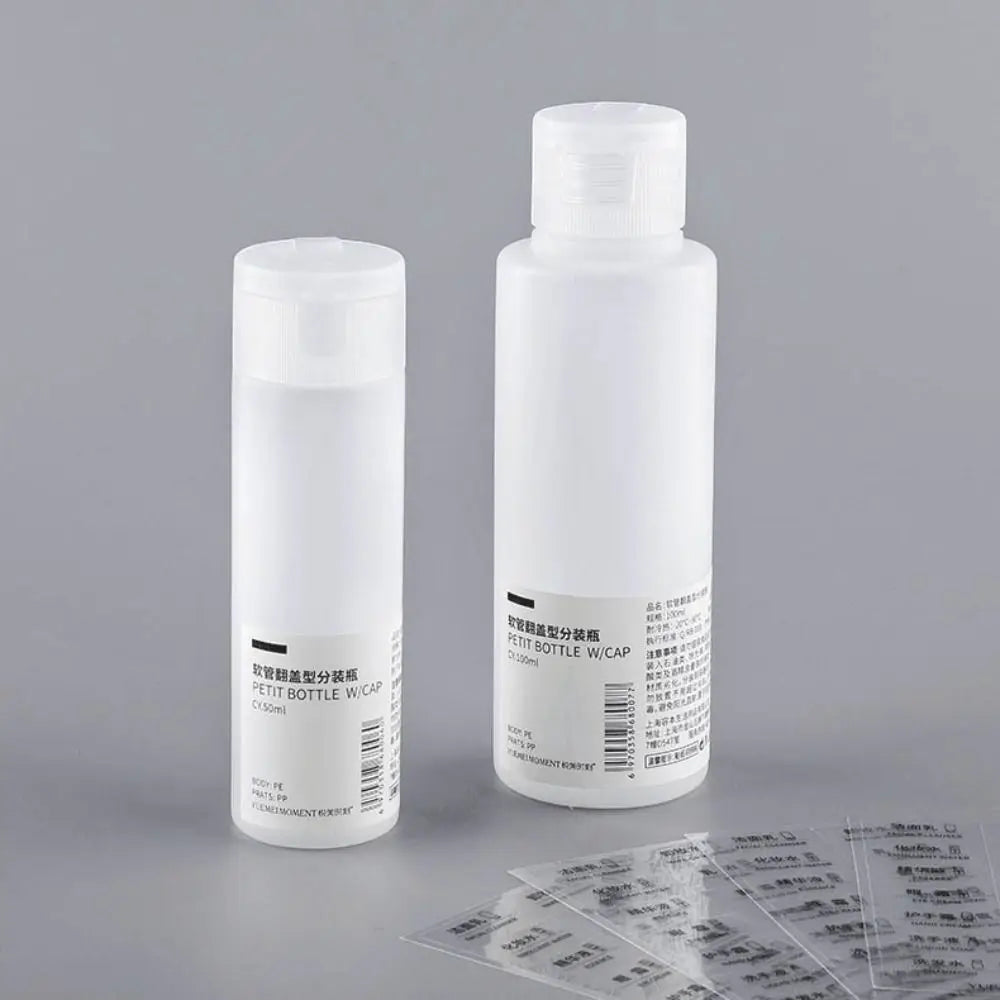 Flip-Top Refillable Squeeze Bottles | 30–400ml Lotion Refillable Travel Bottle QXL