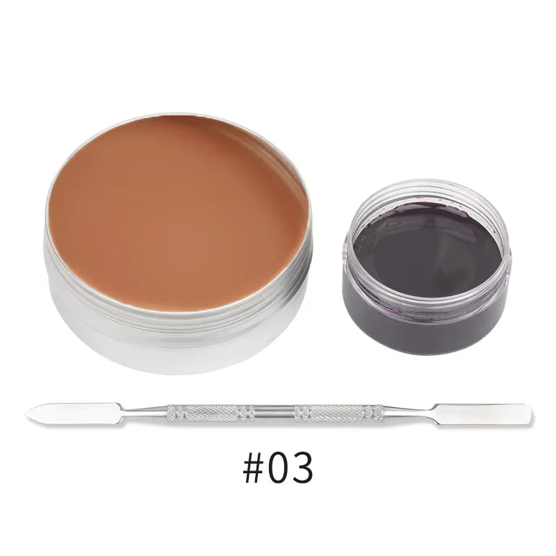 SFX Makeup Kit – Skin Wax, Spatula & Stipple Sponge Set SFX Makeup Kit QXL 3pcs-03