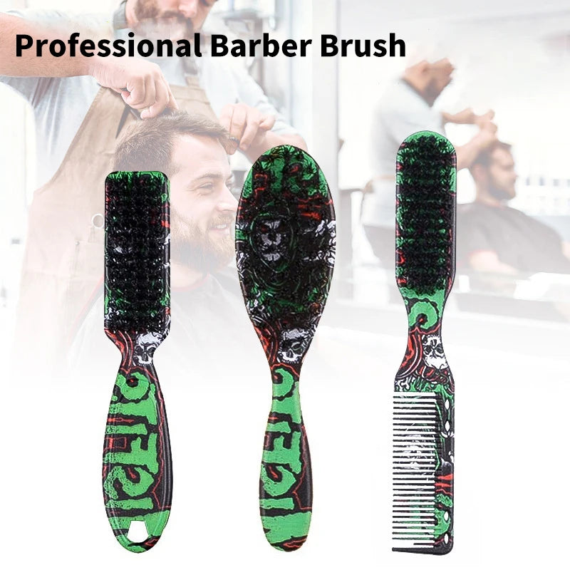 Double-Sided Barber Neck Brush & Beard Styling Comb Barber Neck Brush QXL