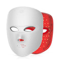 LED Red Light Therapy Face Mask | 3 Modes & 2500mAh Battery LED Therapy Face Mask QXL White with box
