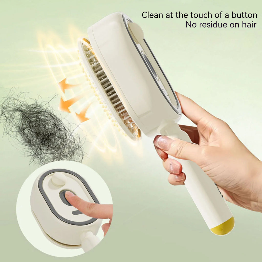 Electric Steam Hair Brush USB-C | Nano Mist Frizz Control Steam Hair Brush QXL