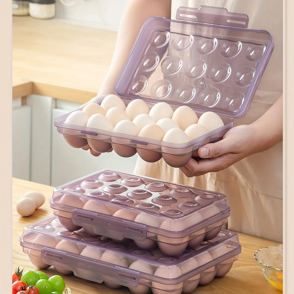 6/15/24 Grid Stackable Egg Storage Box | Anti-Collision PP Egg Storage Box QXL