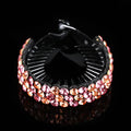 Rhinestone Flower Hair Claw Clip | Crystal Bun Maker Hairpin Crystal Hair Claw Clip QXL 04