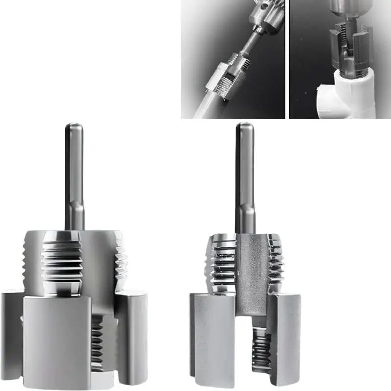 PVC Pipe Thread Cutting Tool Kit – Internal & External Threader Pipe Threading Tool QXL