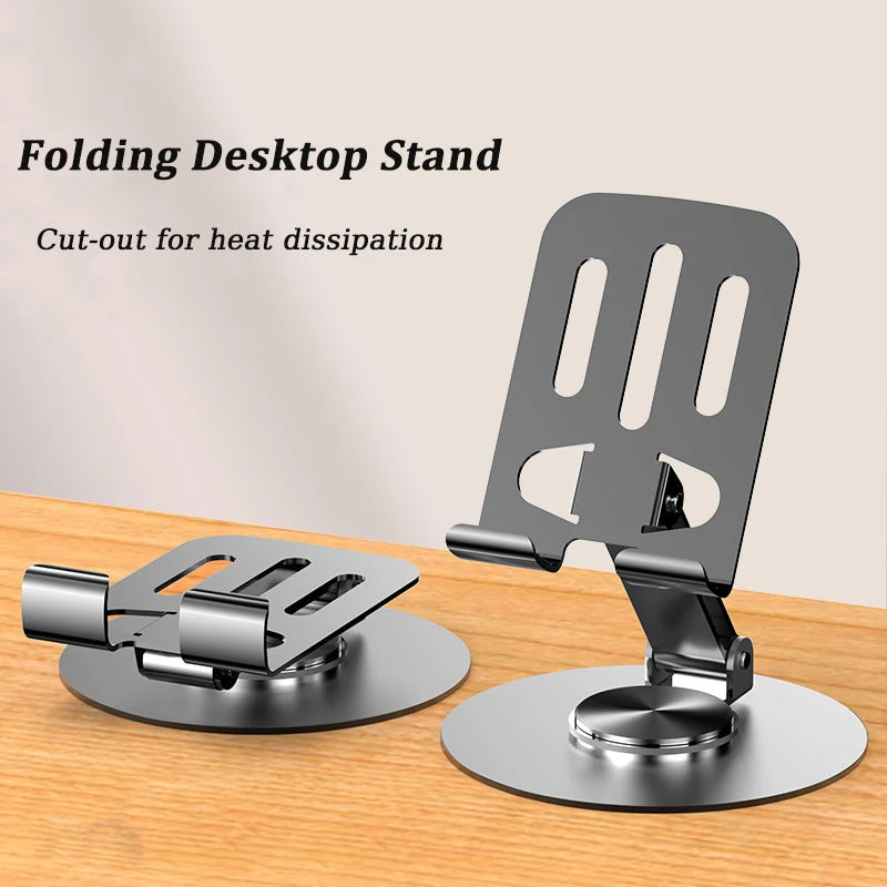 360° Rotating Foldable Metal Stand for iPad, Tablet & Phone Tablet & Phone Stand QXL