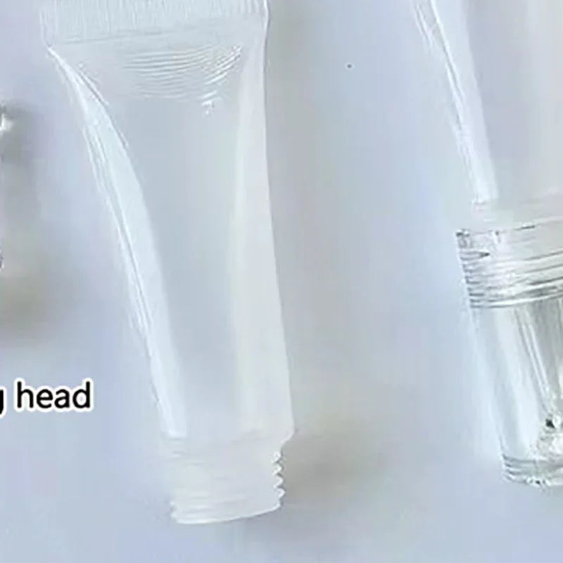 10-Pack 15ml Refillable Cosmetic Soft Tubes with Dropper Tip Refillable Cosmetic Tubes QXL