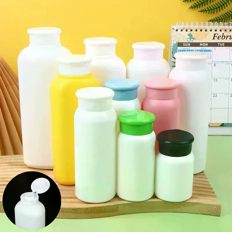 Refillable Flip-Top Powder Dispenser Bottle | Sifter 30–300g Powder Dispenser Bottle QXL