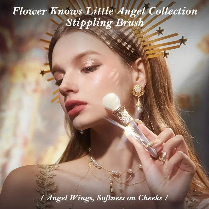 Flower Knows Goat Hair Highlighter & Blush Makeup Brush Highlighter Makeup Brush QXL