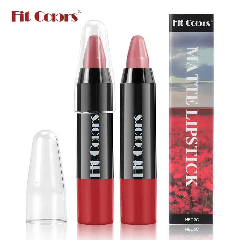 Fit Colors Velvet Matte Lip Liner Crayon | Waterproof Pencil Lip Liner Pencil QXL