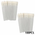 Disposable Lip Brushes & Lash Wands 100/300 Pack | Nylon Disposable Makeup Brushes QXL TransparWhite 100pcs
