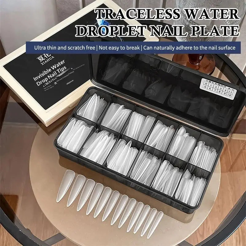 240/510-Pc Full Cover Press On Nail Tips | Home Salon Set Press On Nail Tips QXL