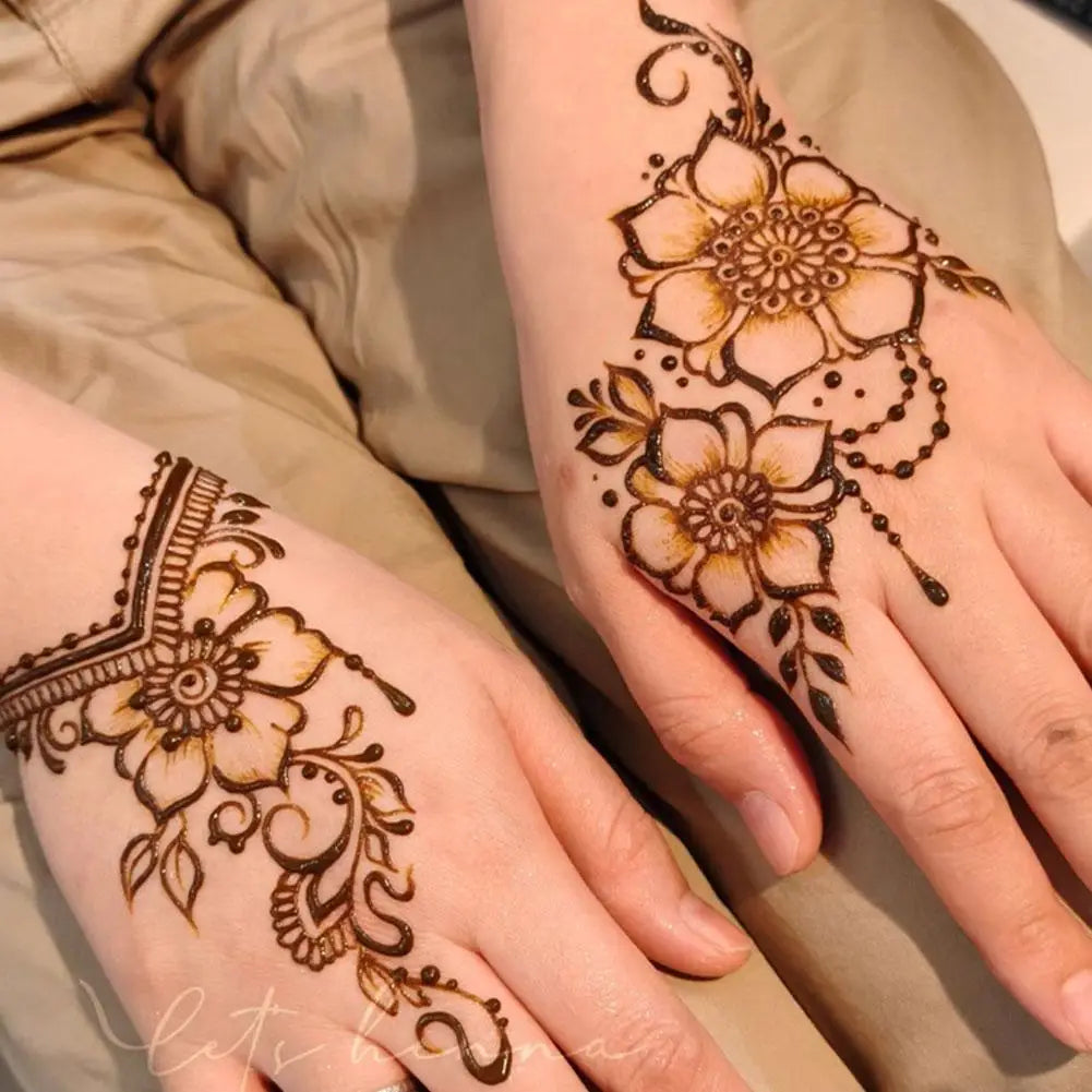 Black Henna Temporary Tattoo Paste Cone | Body Art Ink Temporary Tattoo Paste QXL