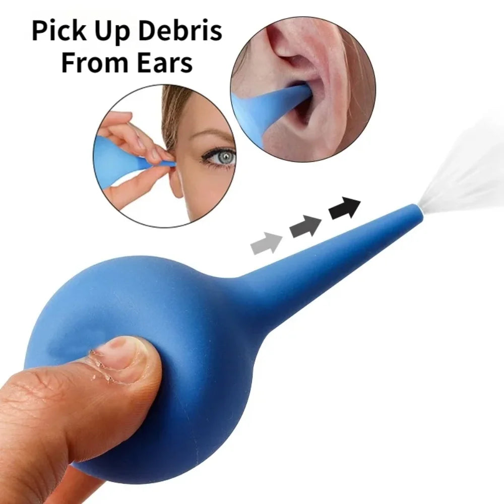Ear Bulb Syringe | Soft Rubber Earwax Removal Cleaner Ear Cleaning Syringe QXL