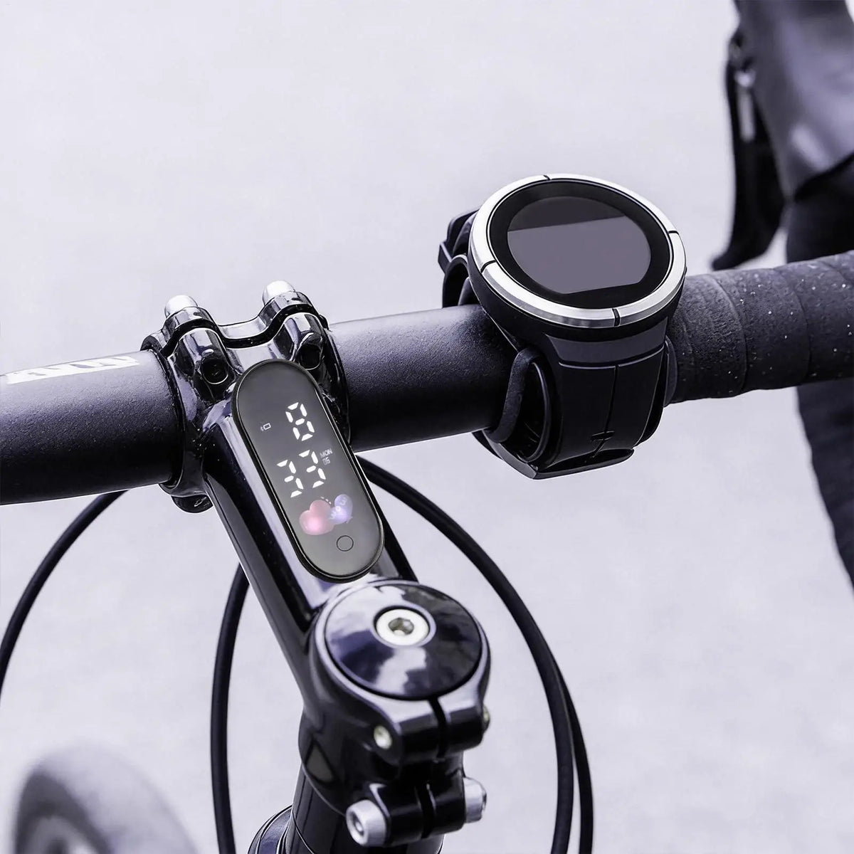 Mini LED Stick-On Dashboard Clock | Car & Motorcycle Dashboard Clock QXL